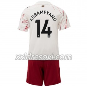 Arsenal Pierre-Emerick Aubameyang 14 Drugi Dječji Komplet Dresovi za Nogomet 2020-2021 (+ kratke hlače)